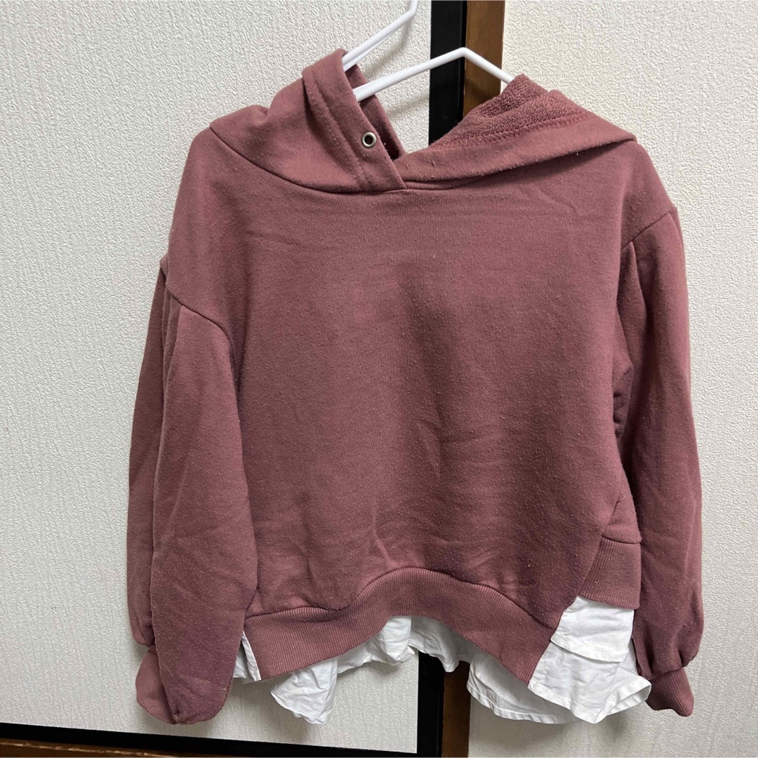 BREEZE(ブリーズ)のパーカー キッズ/ベビー/マタニティのキッズ服女の子用(90cm~)(Tシャツ/カットソー)の商品写真