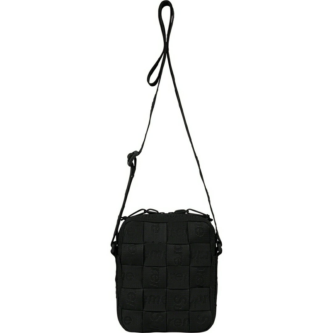 Supreme Woven Shoulder Bag Black 1