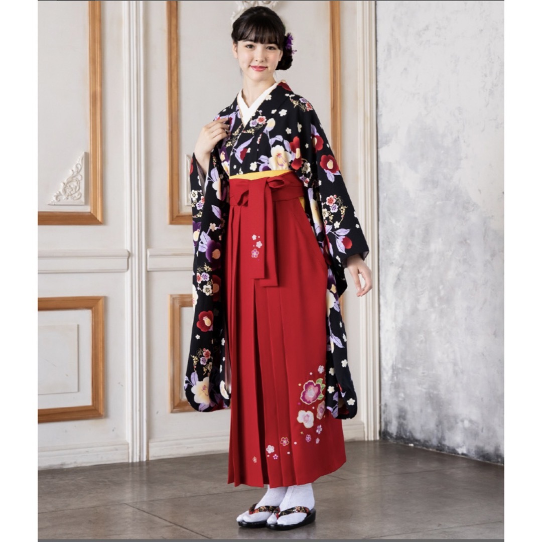 arisana - 袴セット 小学校 小学生 卒業式 着物/半襟付き襦袢/袴/帯枕 ... 袴 小学生 小学校 卒業式 袴セット 女の子 150~160