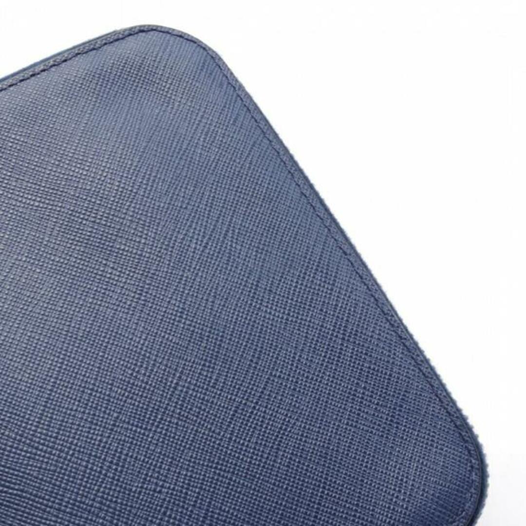 PRADA(プラダ)のトラベルポーチ クラッチバッグ サフィアーノレザー ブルー メンズのバッグ(セカンドバッグ/クラッチバッグ)の商品写真
