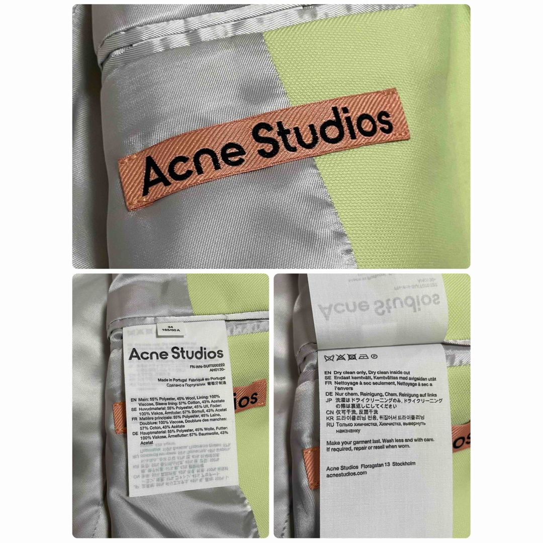 【タグ付き】Acne Studios(Acne)テーラードジャケット ダブル
