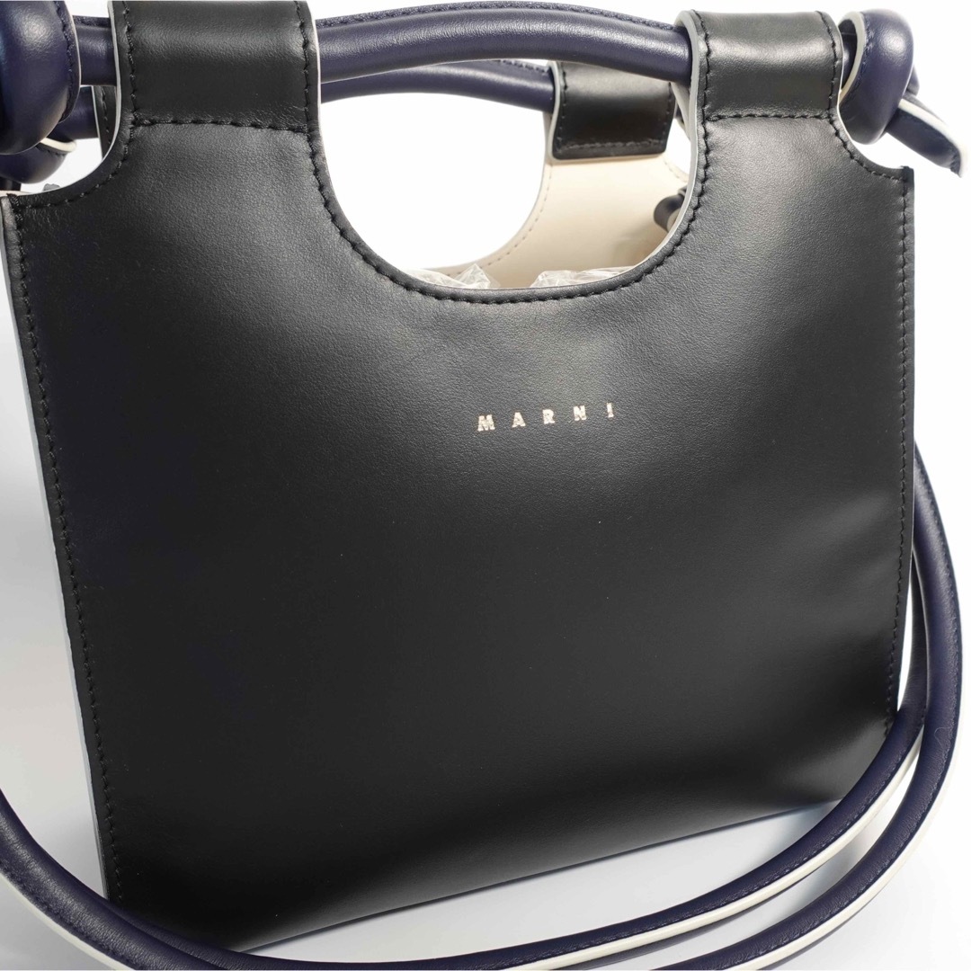 【超美品】MARNI マルニ　ハンドバッグ　マルセルノット　2way