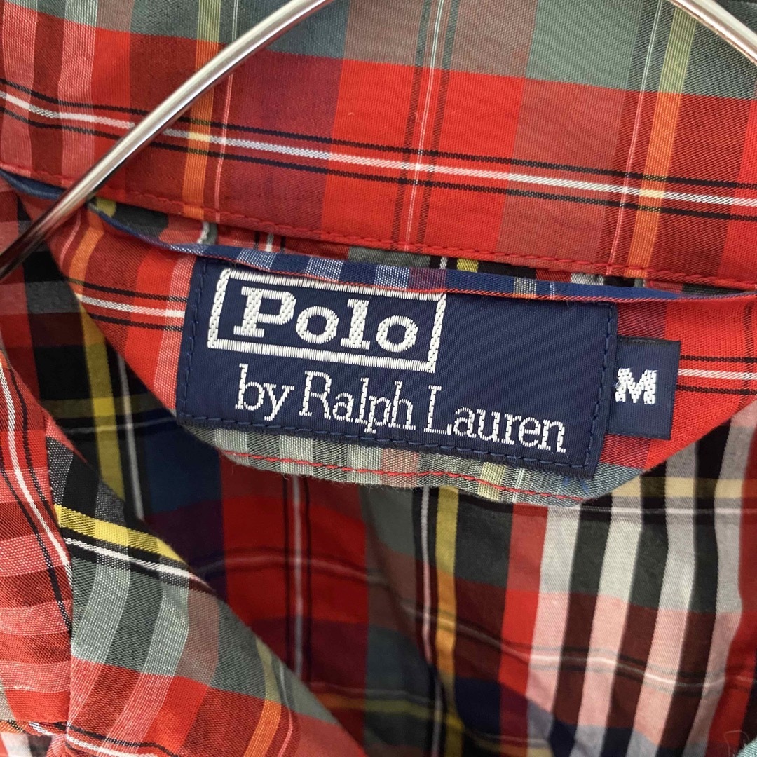 POLO RALPH LAUREN(ポロラルフローレン)の【激レア】RalphLaurenラルフローレンオープンカラーシャツメンズ長袖ml メンズのトップス(シャツ)の商品写真