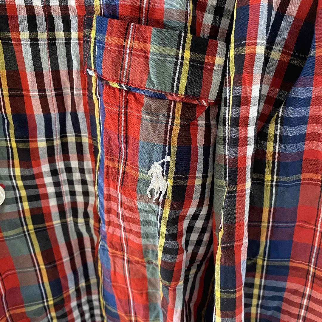 POLO RALPH LAUREN(ポロラルフローレン)の【激レア】RalphLaurenラルフローレンオープンカラーシャツメンズ長袖ml メンズのトップス(シャツ)の商品写真