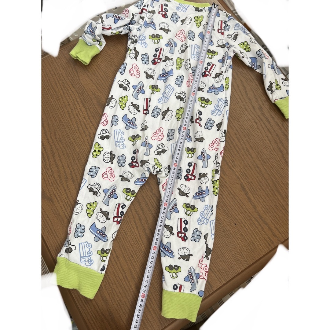 NEXT(ネクスト)の男の子　パジャマ　ロンパース　104cm 3~4歳　乗り物 キッズ/ベビー/マタニティのキッズ服男の子用(90cm~)(パジャマ)の商品写真
