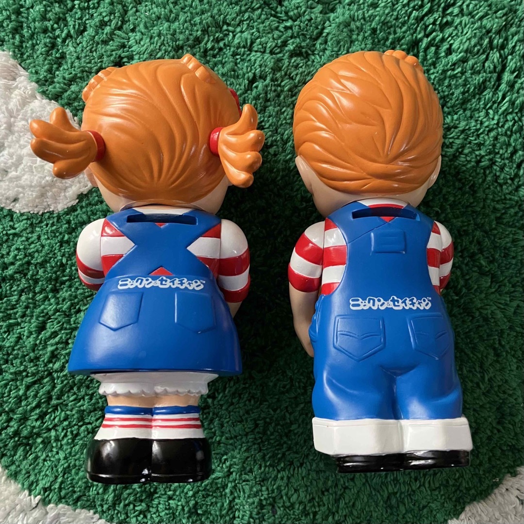 日世 - ニッセイ NISSEI ☆ ニックン&セイチャン 貯金箱 の通販 日世 - ニッセイ NISSEI ☆ ニックン&セイチャン 貯金箱 の通販