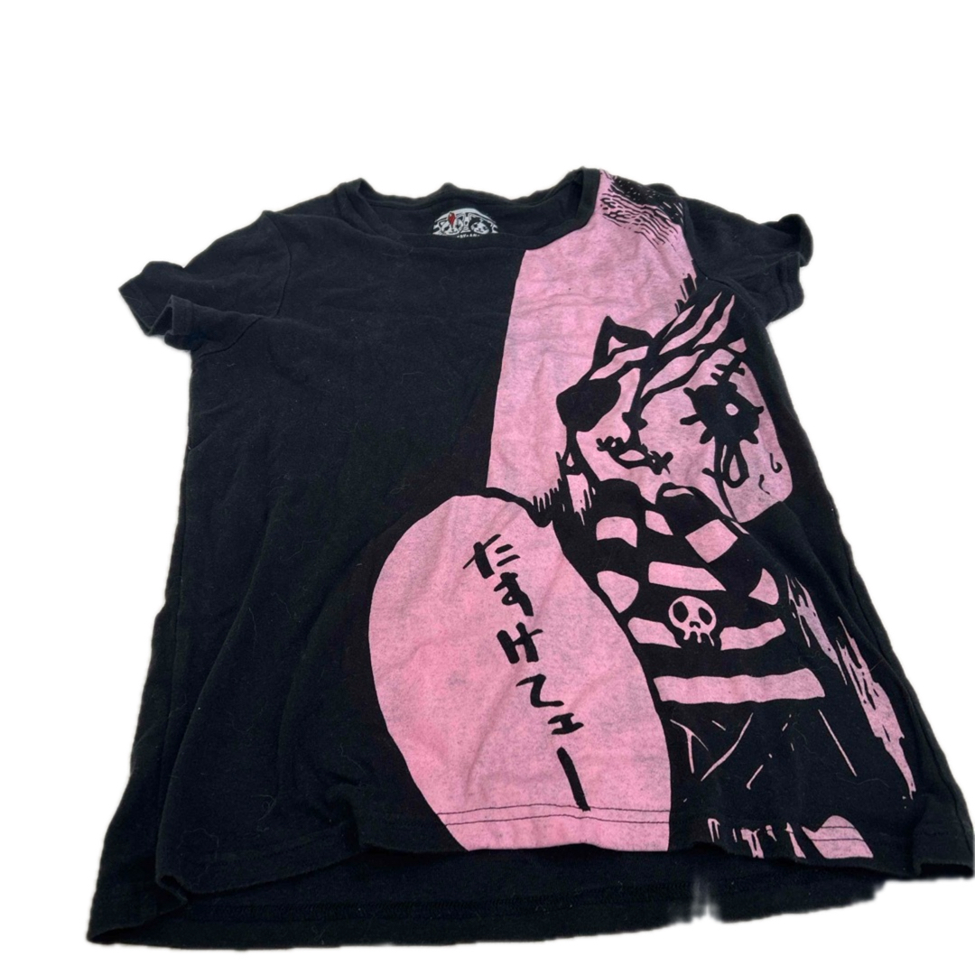 h.naoto(エイチナオト)のh.naoto hangry&angry キャラクターTシャツ　ゴスロリ レディースのトップス(Tシャツ(半袖/袖なし))の商品写真