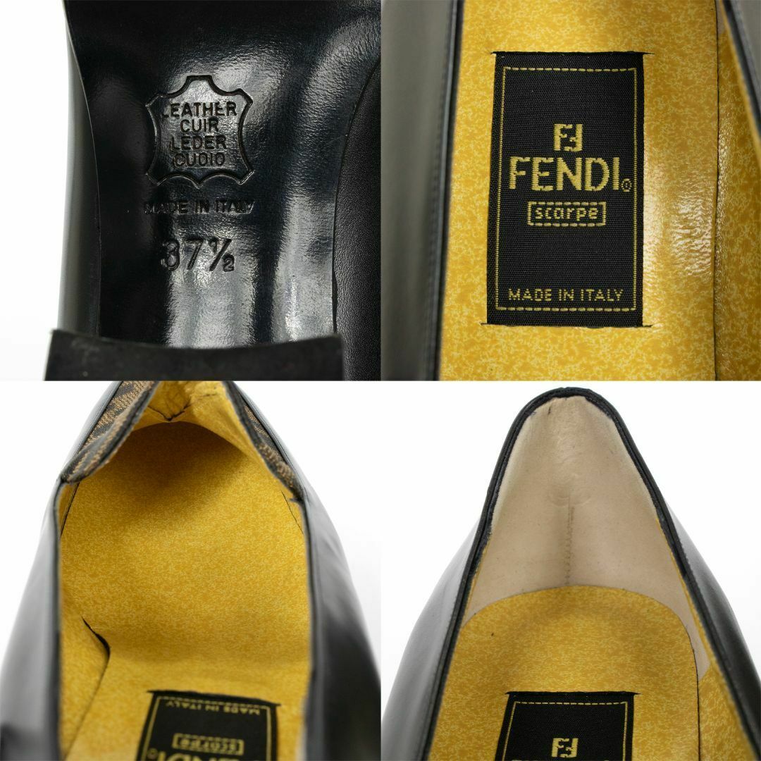 FENDI - 【全額返金保証・送料無料】フェンディのパンプス・正規品・極