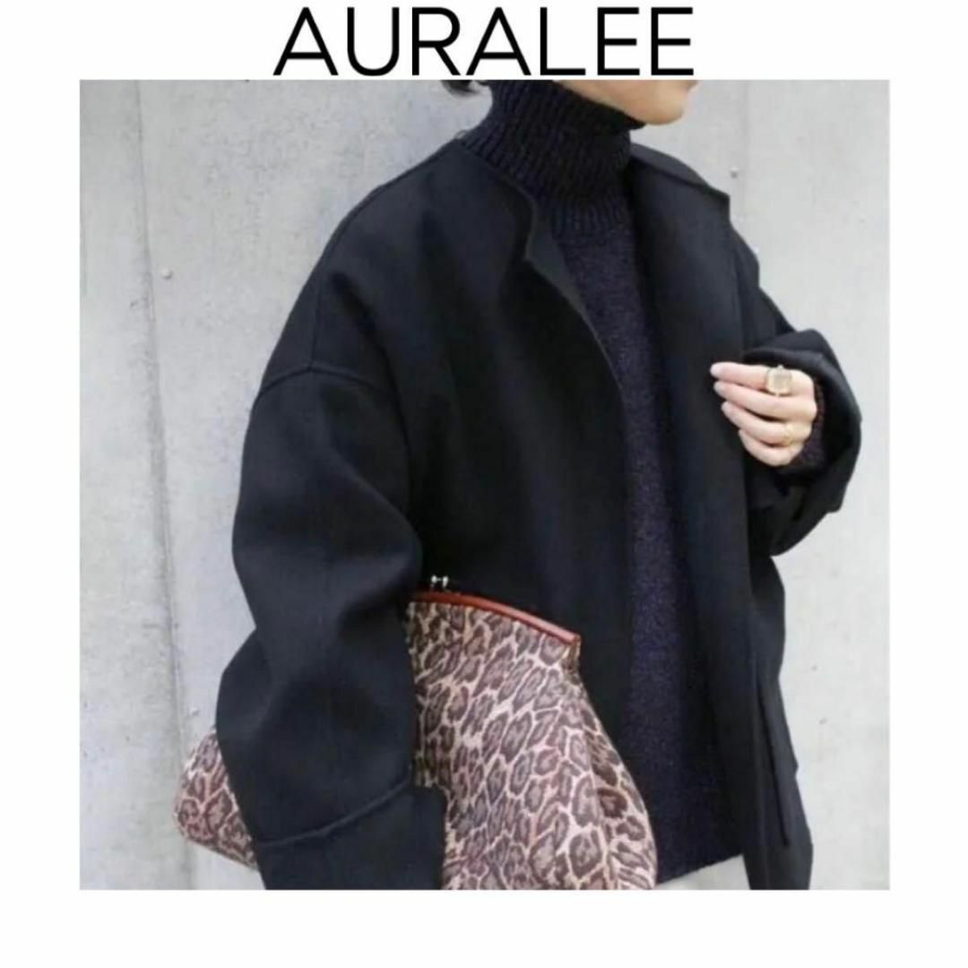 AURALEE - AURALEE キャメルウールミックスニットタートルネックプル
