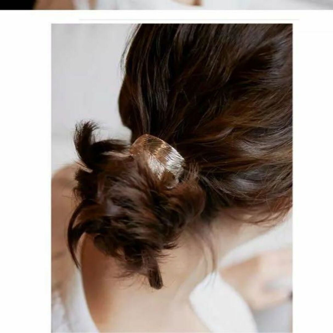 即購入OK♡葉型ヘアゴム 新品 レディースのヘアアクセサリー(ヘアゴム/シュシュ)の商品写真