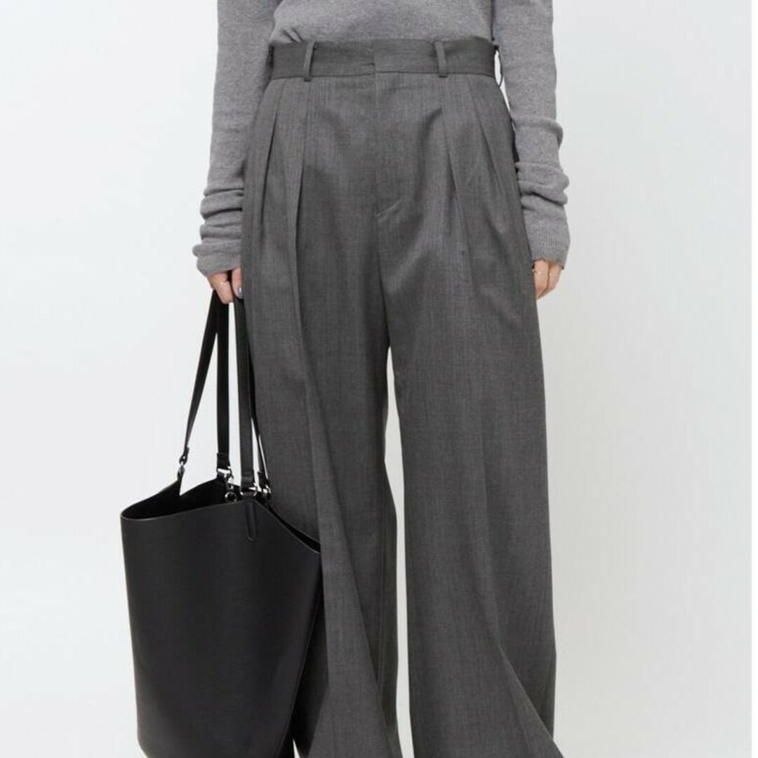 L'Appartement DEUXIEME CLASSE(アパルトモンドゥーズィエムクラス)のAP STUDIO  New High-waisted wide Pants レディースのパンツ(カジュアルパンツ)の商品写真