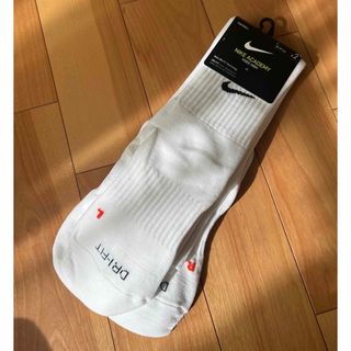 ナイキ(NIKE)のNIKE サッカー　ソックス　白　25-27cm(ウェア)