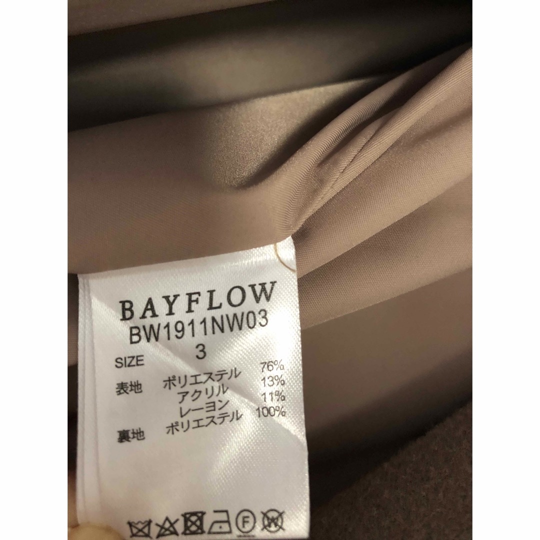 BAYFLOW(ベイフロー)のBAYFLOW   コート　サイズ3 レディースのジャケット/アウター(ロングコート)の商品写真