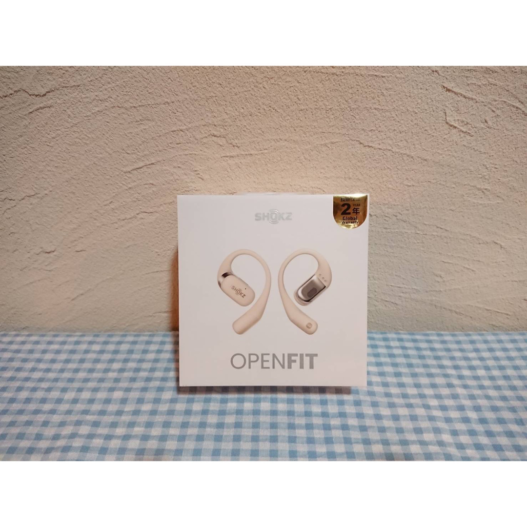 SHOKZ ワイヤレスイヤホン OPEN FIT BEIGE