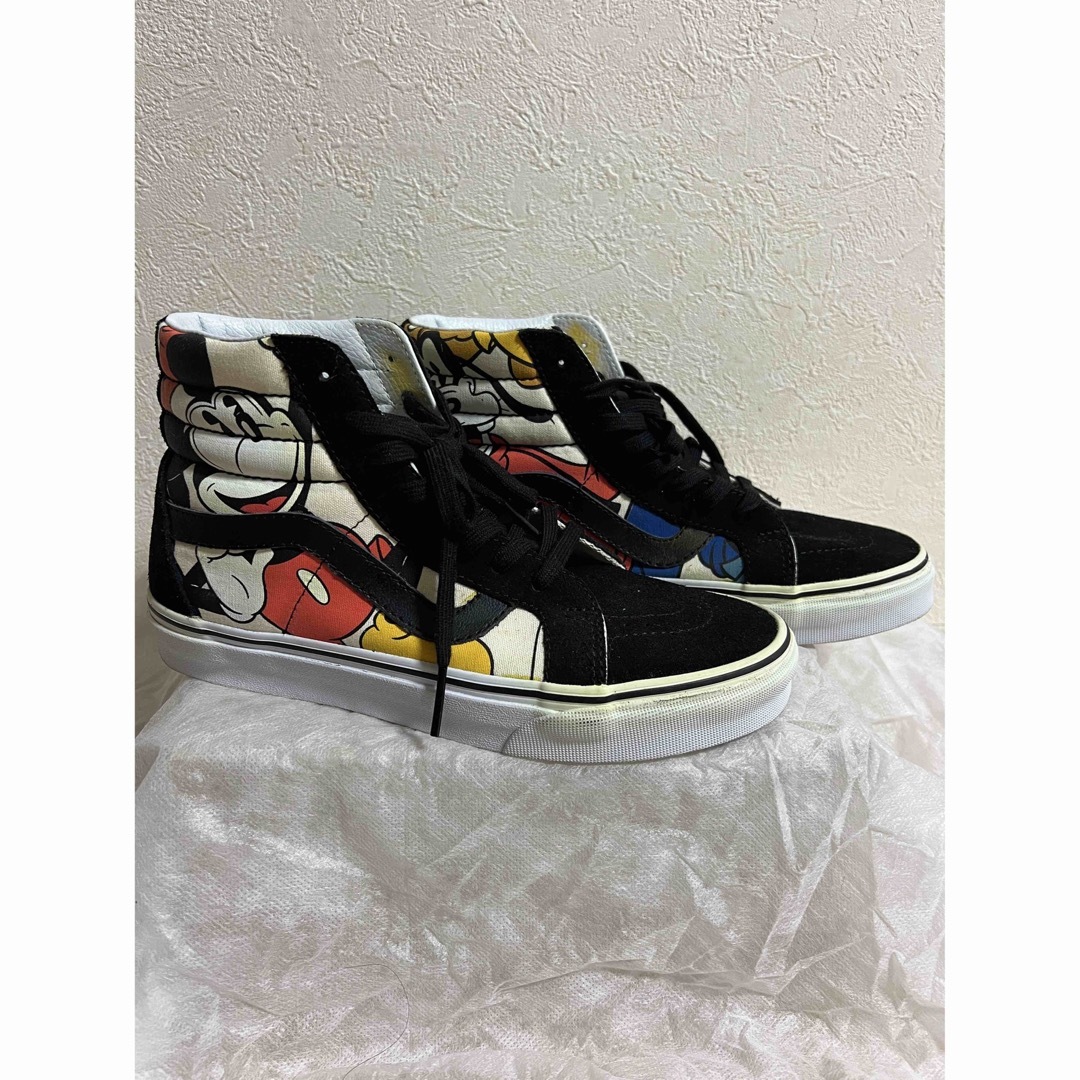 VANS Disney ディズニー 25cm ミッキー  メンズ 黒 バンズ