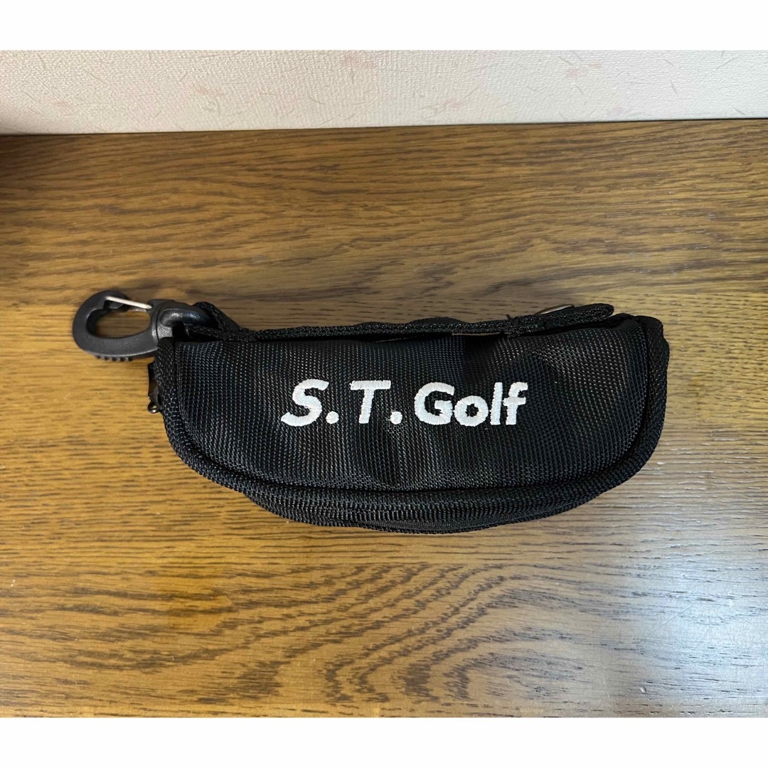 S.T Golf ゴルフボールケース ボールポーチ ボール3個収納 スポーツ/アウトドアのゴルフ(バッグ)の商品写真