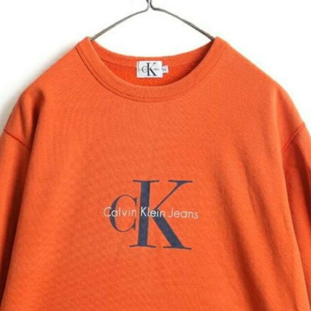 Calvin Klein(カルバンクライン)の90's USA製 オールド ■ カルバンクライン CK プリント スウェット  メンズのトップス(その他)の商品写真