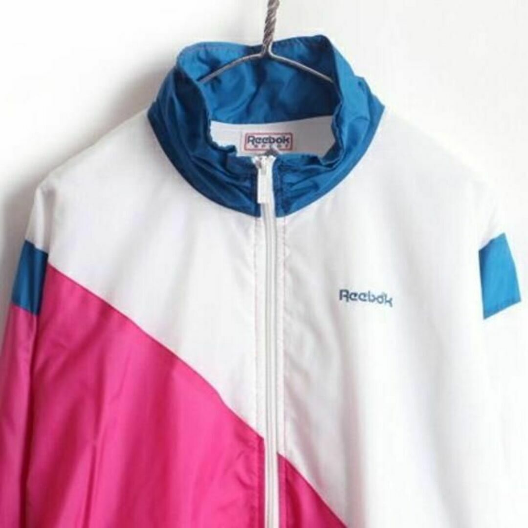 Reebok(リーボック)の80s 90s ビンテージ ■ Reebok リーボック トリコカラー 切替 フ メンズのジャケット/アウター(その他)の商品写真