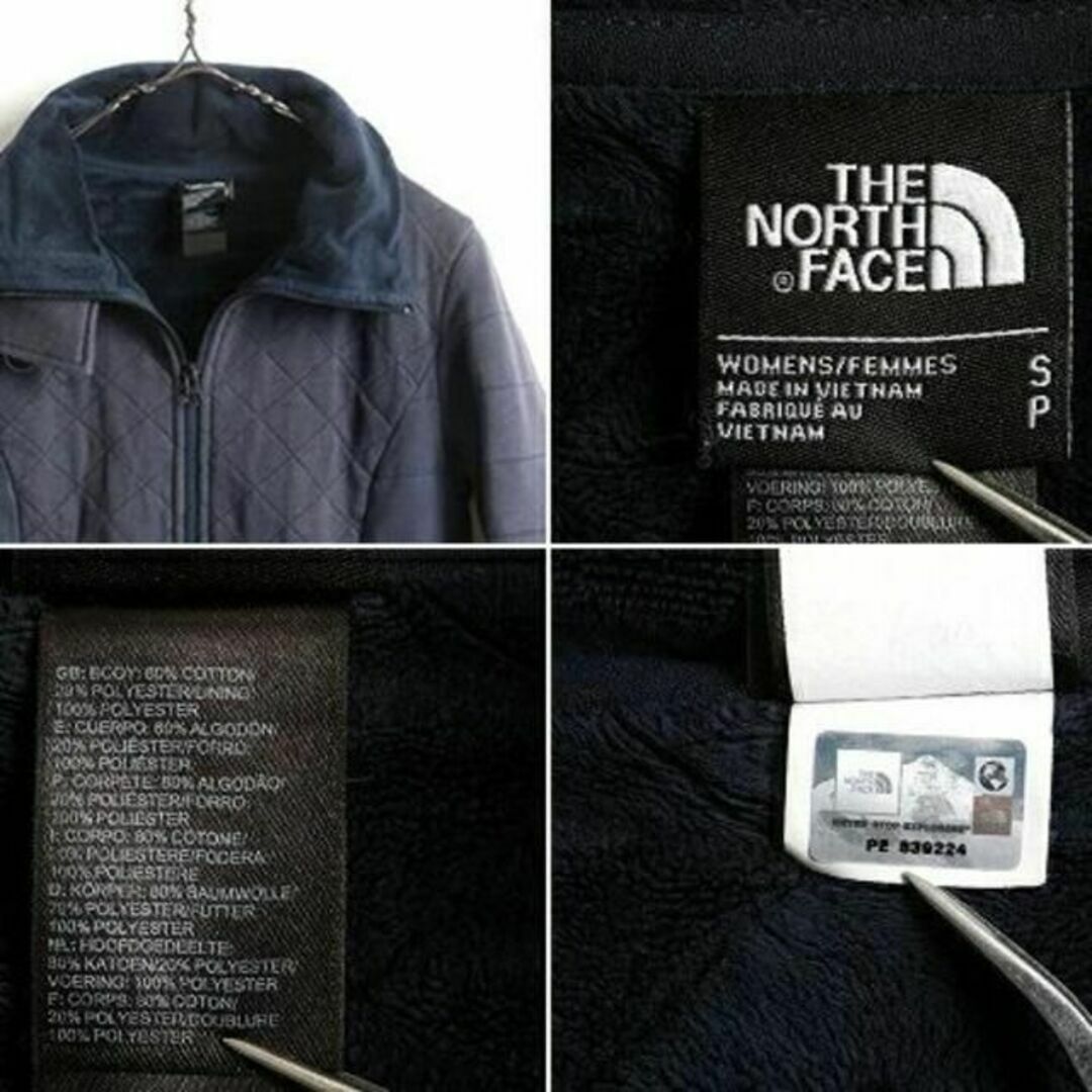 THE NORTH FACE(ザノースフェイス)のUS企画 希少サイズ S ■ ノースフェイス 裏 毛長 フリース キルティング  レディースのジャケット/アウター(ロングコート)の商品写真