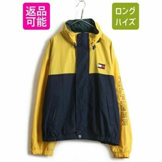 トミーヒルフィガー(TOMMY HILFIGER)の90s 大きいサイズ XXL ■ トミーヒルフィガー トリコカラー 切替 ナイロ(その他)