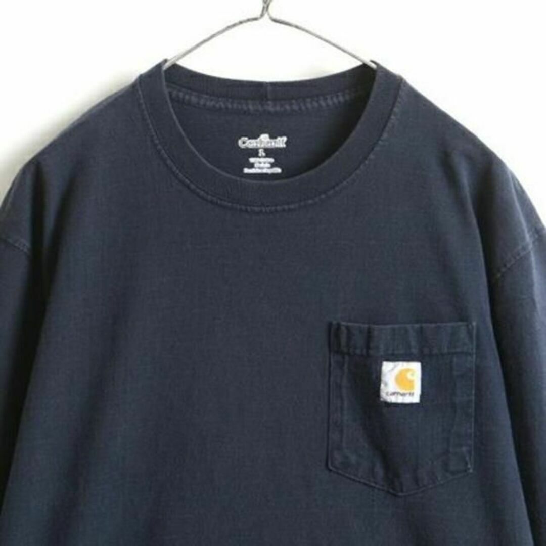 carhartt(カーハート)の■ カーハート ポケット付き 長袖 Tシャツ ( メンズ L )古着 CARHA メンズのトップス(Tシャツ/カットソー(半袖/袖なし))の商品写真