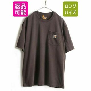 カーハート(carhartt)の■ カーハート ポケット付き 半袖 Tシャツ ( メンズ L ) 古着 CARH(Tシャツ/カットソー(半袖/袖なし))