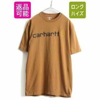 カーハート(carhartt)の■ カーハート プリント 半袖 Tシャツ ( メンズ M ) 古着 ロゴT プリ(Tシャツ/カットソー(半袖/袖なし))