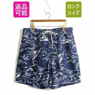 ノーティカ(NAUTICA)の■ ノーティカ カジキ 総柄 ショートパンツ ( メンズ L ) 古着 NAUT(ワークパンツ/カーゴパンツ)