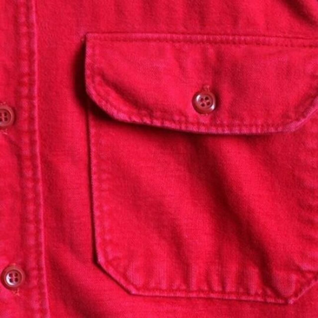 70's 旧タグ USA製 ■ ウールリッチ ポケット付き 長袖 コットン シャ