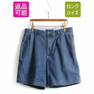 トミーヒルフィガー(TOMMY HILFIGER)の00s ■ トミーヒルフィガー 2タック デニム ショートパンツ ( メンズ 3(ワークパンツ/カーゴパンツ)