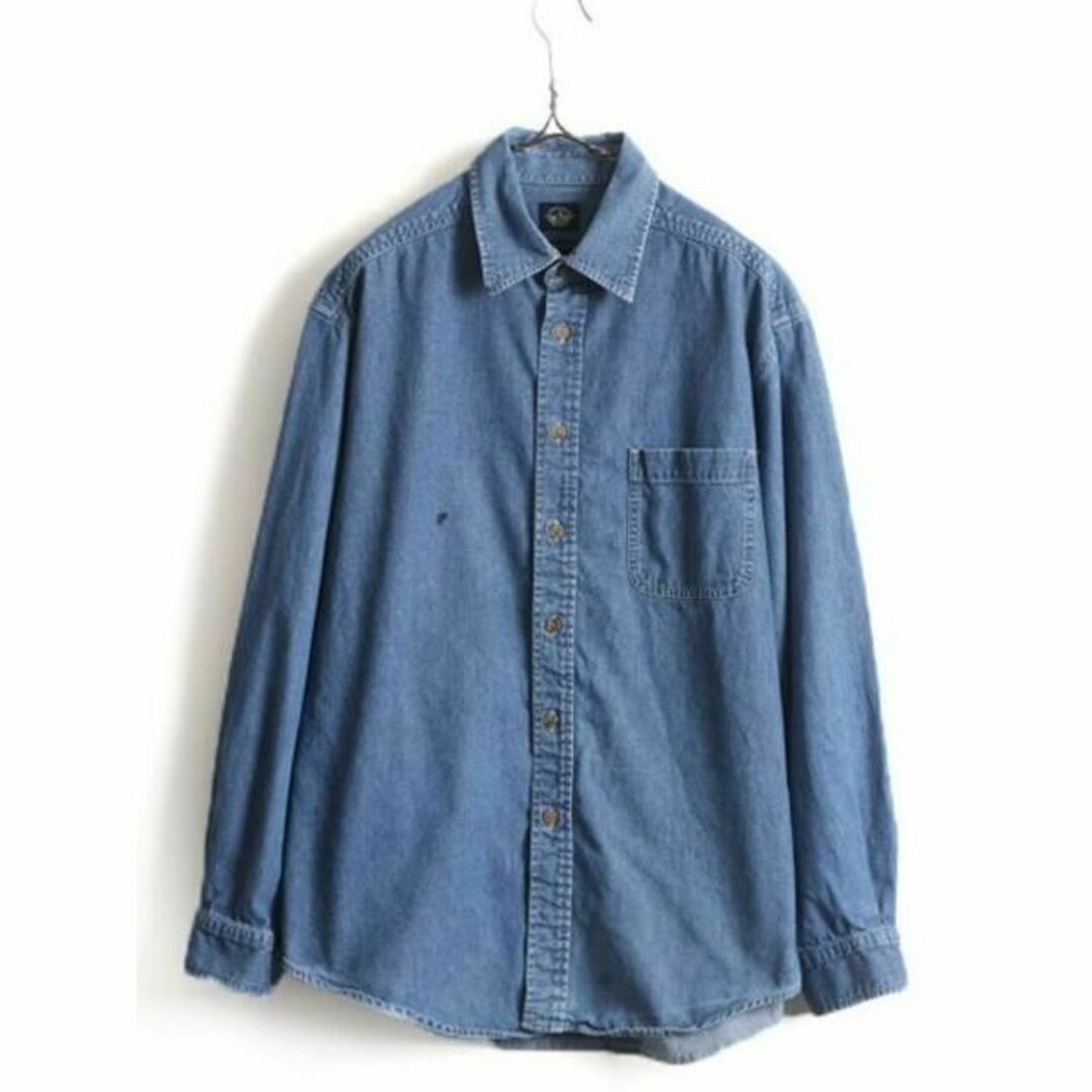 Levi's(リーバイス)の90s ■ DOCKERS リーバイス ポケット付き 長袖 デニム シャツ (  メンズのトップス(シャツ)の商品写真