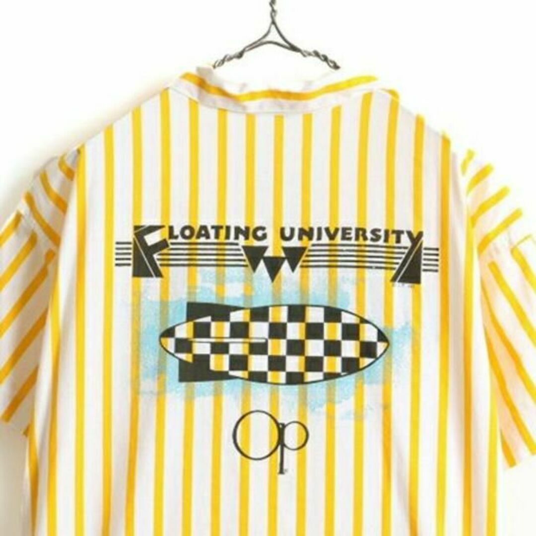80s USA製 ビンテージ □ OCEAN PACIFIC OP ストライプ - evc.co.il