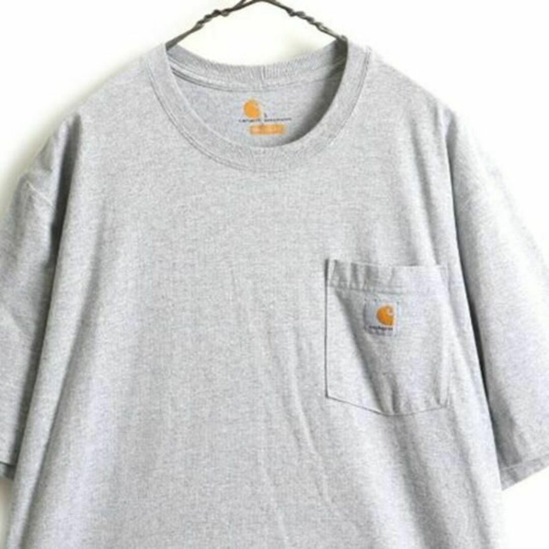 carhartt(カーハート)の■ カーハート ポケット付き 半袖 Tシャツ ( メンズ L ) 古着 CARH メンズのトップス(Tシャツ/カットソー(半袖/袖なし))の商品写真