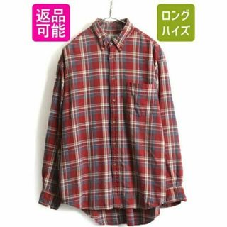 ギャップ(GAP)の90s 00s ■ OLD GAP チェック フランネル 長袖 ボタンダウン シ(シャツ)