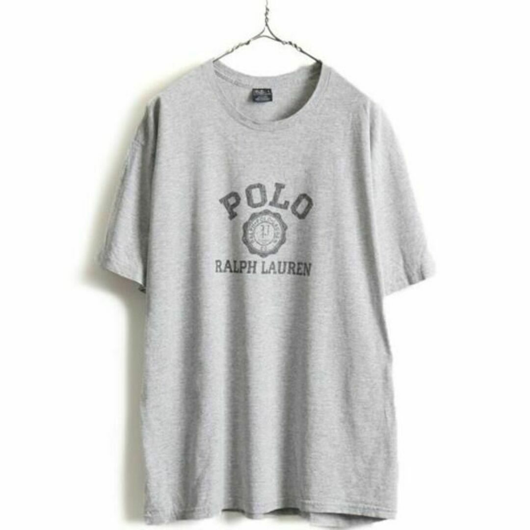 Ralph Lauren(ラルフローレン)の大きいサイズ XL ■ POLO ポロ ラルフローレン 3段 プリント 半袖 T メンズのトップス(Tシャツ/カットソー(半袖/袖なし))の商品写真