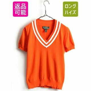 ラルフローレン(Ralph Lauren)の■ LAUREN ACTIVE ラルフローレン Vネック コットン チルデン 半(ニット/セーター)