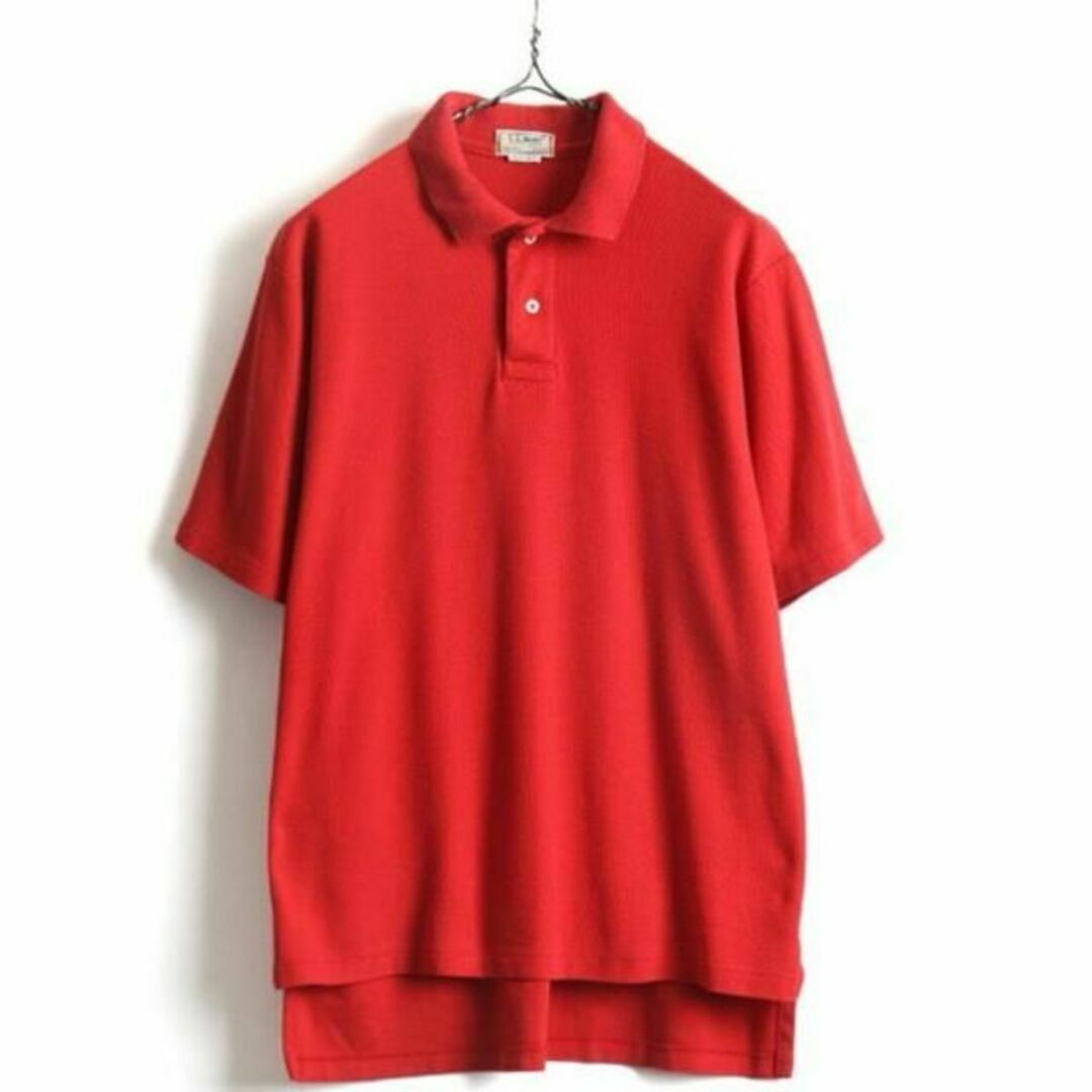 格安SALEスタート! USA製 80s - L.L.Bean □ ポロシャツ 半袖 鹿の子 LLBEAN 男性用