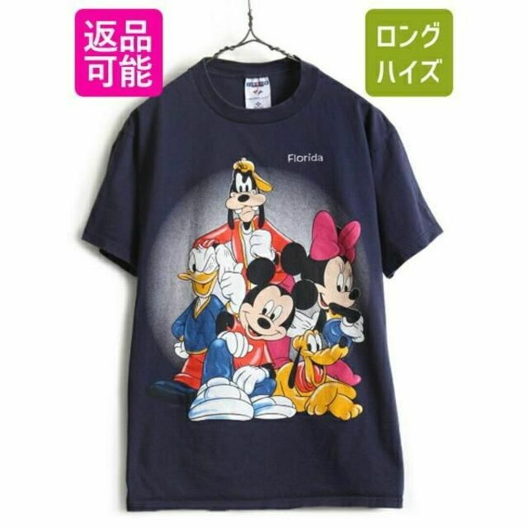 Disney(ディズニー)の90s USA製 ■ ディズニー オフィシャル ミッキーマウス プリント 半袖  メンズのトップス(Tシャツ/カットソー(半袖/袖なし))の商品写真