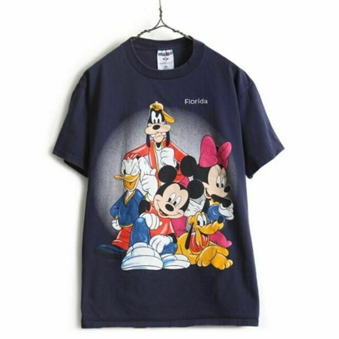 Disney(ディズニー)の90s USA製 ■ ディズニー オフィシャル ミッキーマウス プリント 半袖  メンズのトップス(Tシャツ/カットソー(半袖/袖なし))の商品写真