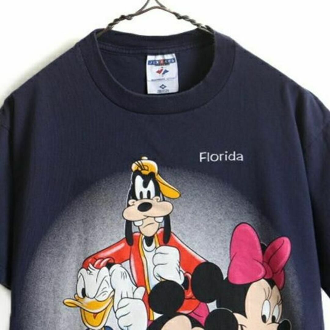 Disney(ディズニー)の90s USA製 ■ ディズニー オフィシャル ミッキーマウス プリント 半袖  メンズのトップス(Tシャツ/カットソー(半袖/袖なし))の商品写真