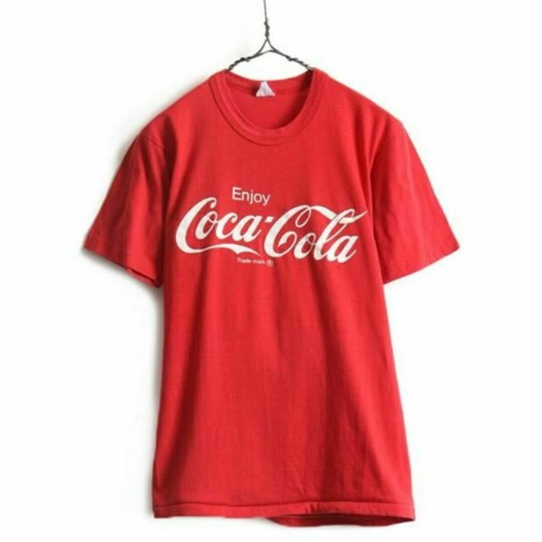 コカ・コーラ - 70s ビンテージ □ コカコーラ プリント 半袖 T コカ・コーラ - 70s ビンテージ □ コカコーラ プリント 半袖 T