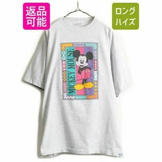 ディズニー(Disney)の90s USA製 大きいサイズ XL ■ ディズニー オフィシャル ミッキー マ(Tシャツ/カットソー(半袖/袖なし))