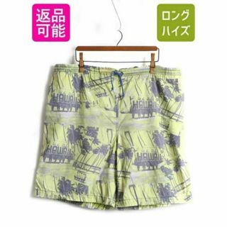 ギャップ(GAP)の90s 旧タグ USA製 ■ OLD GAP ハワイアン 総柄 コットン ショー(ワークパンツ/カーゴパンツ)