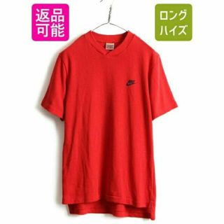 ナイキ(NIKE)の90s 初期 銀タグ ■ NIKE スウォッシュ プリント メッシュ 半袖 Tシ(Tシャツ/カットソー(半袖/袖なし))