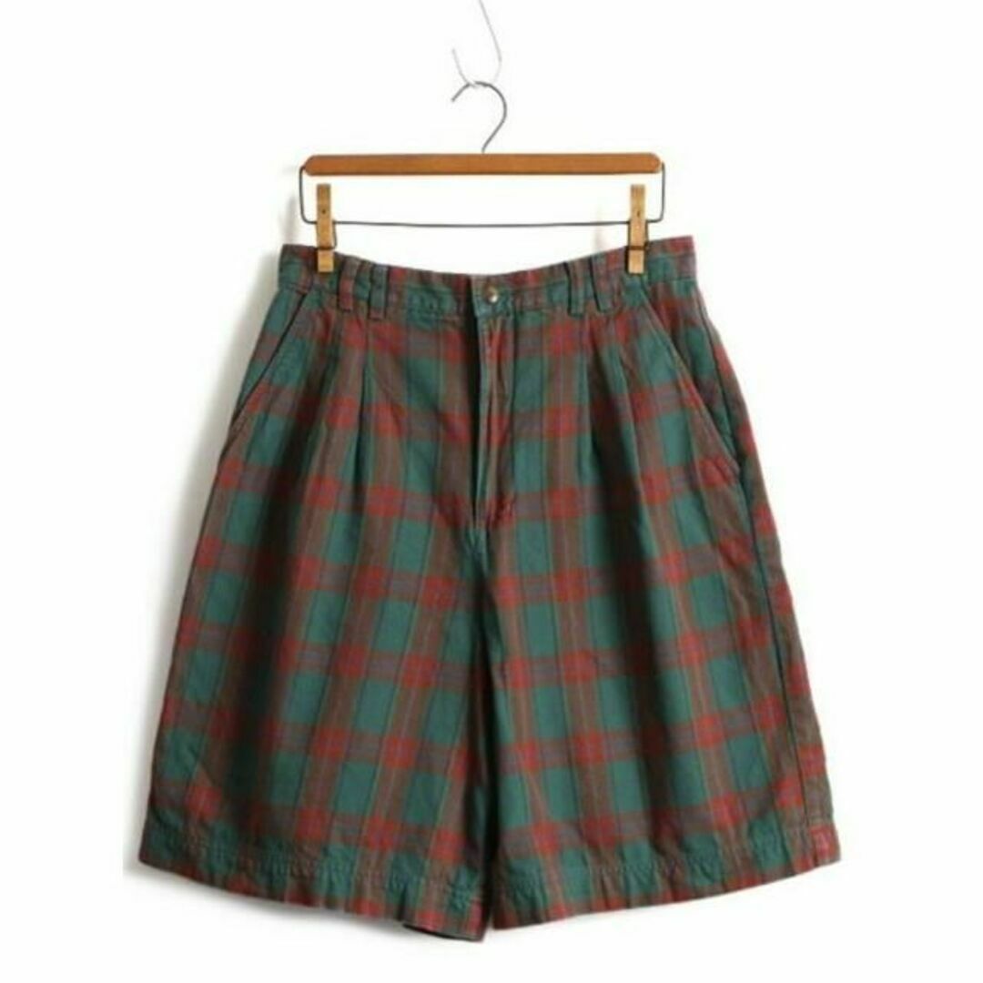 GAP - 90s □ OLD GAP チェック コットン ショートパンツ ( 11/12 の