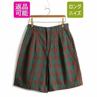 ギャップ(GAP)の90s ■ OLD GAP チェック コットン ショートパンツ ( 11/12 (ショートパンツ)