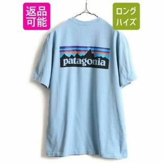 パタゴニア(patagonia)の19年製■ パタゴニア プリント 半袖 Tシャツ ( メンズ M ) 古着 PA(Tシャツ/カットソー(半袖/袖なし))