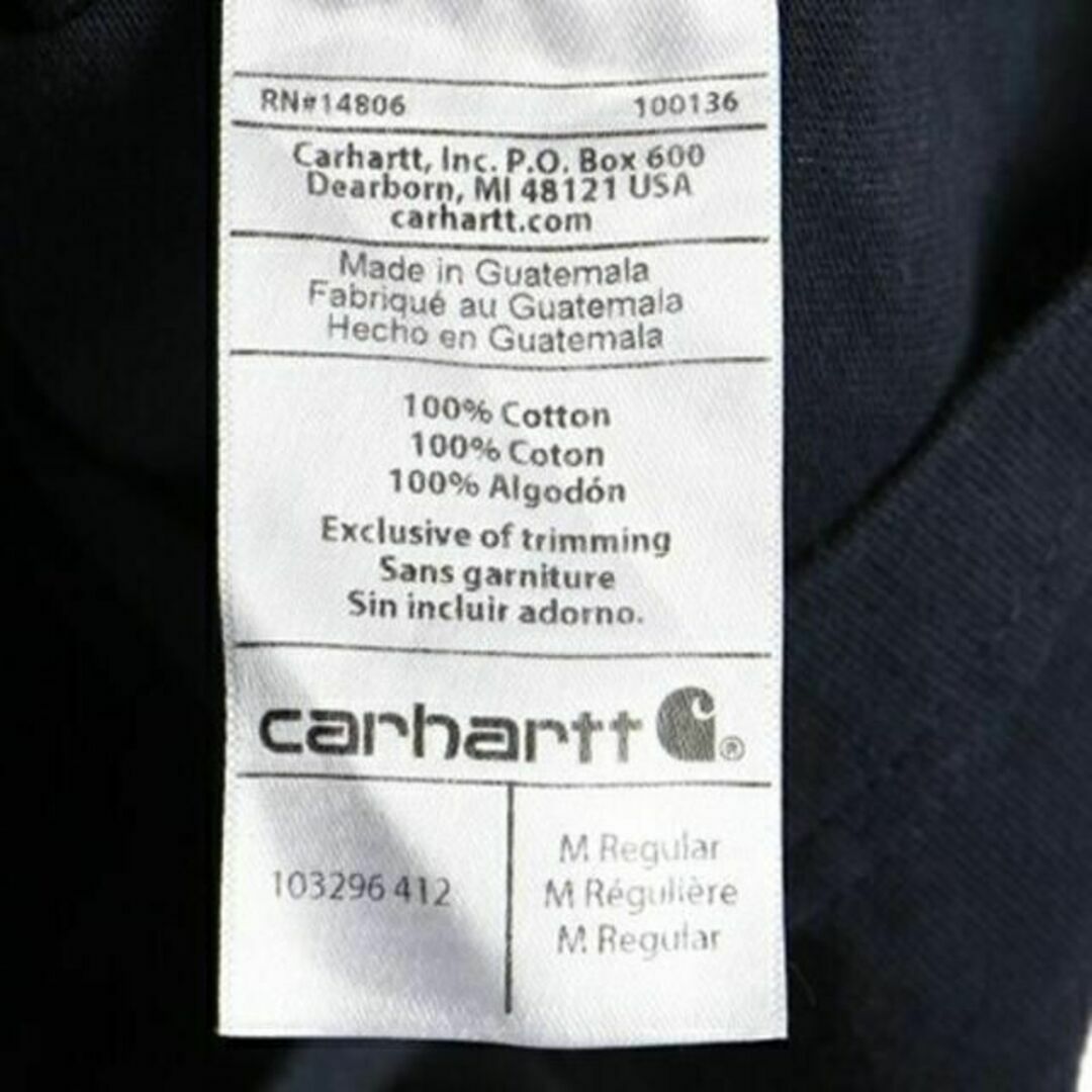 carhartt(カーハート)の■ カーハート ポケット付き 半袖 Tシャツ ( メンズ M ) 古着 CARH メンズのトップス(Tシャツ/カットソー(半袖/袖なし))の商品写真