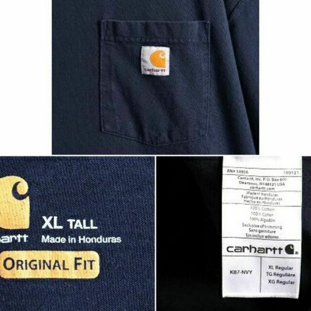 carhartt(カーハート)の大きいサイズ XL ■ カーハート ポケット付き 半袖 Tシャツ ( メンズ ) メンズのトップス(Tシャツ/カットソー(半袖/袖なし))の商品写真