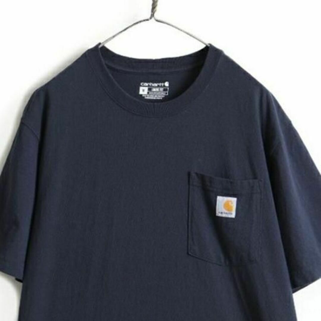 carhartt(カーハート)の■ カーハート ポケット付き 半袖 Tシャツ ( メンズ M ) 古着 CARH メンズのトップス(Tシャツ/カットソー(半袖/袖なし))の商品写真